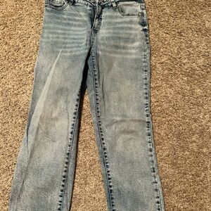 Time and Tru Women's Boyfriend Jeans - Light Blue